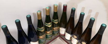 null 11 bouteilles ALSACE DIVERS 3 RIESLING 2011 et 1 Riesling "Les Ultimes" 2007...