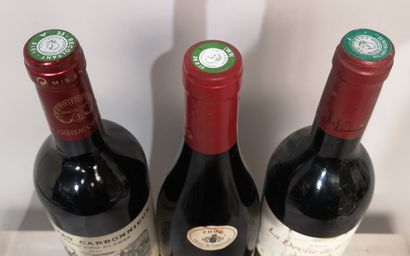 null 3 bottles VINS DIVERS DE FRANCE 1 POMMARD 2006 - Henri de VILLAMONT, 1 Ch. CARBONNIEUX...