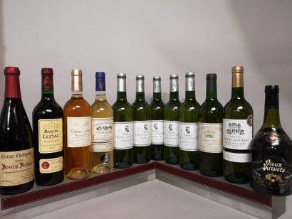 12 bouteilles VINS DIVERS FRANCE A VENDRE...