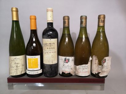 12 bouteilles VINS DIVERS DE FRANCE et de...
