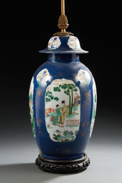 Chine, fin XIXe siècle
Vase balustre couvert...