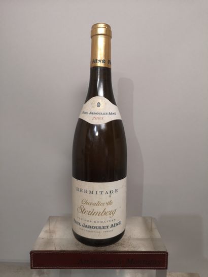 null 1 bouteille HERMITAGE Blanc Chevalier de Sterimberg - P. JABOULET 2005 Etiquette...