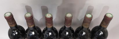 null 6 bouteilles Château LABEGORCE - Margaux 1978 Etiquettes tachées et abîmées....