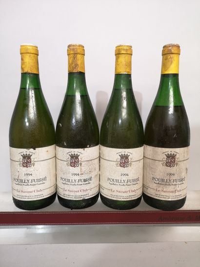 null 4 bouteilles POUILLY FUISSE - Sélection Savour Club A VENDRE EN L'ETAT. 199...