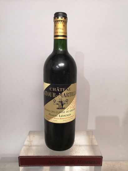 null 1 bouteille Château LATOUR MARTILLAC - Gc de Graves 1996