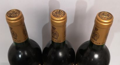 null 3 bouteilles Château GRUAUD LAROSE - 2ème Gcc Saint Julien 1983 Etiquettes légérement...
