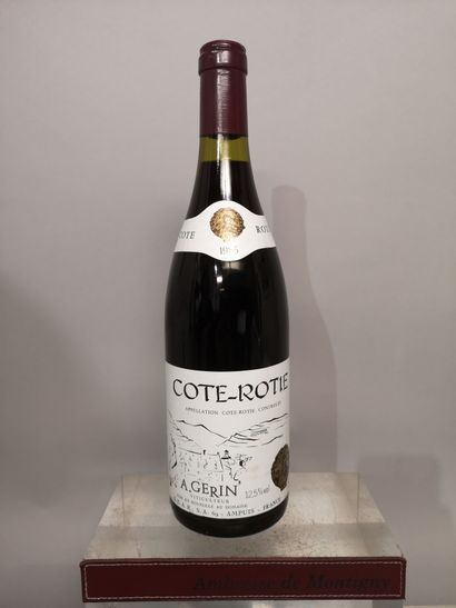 null 1 bouteille CÔTE RÔTIE - A. GERIN 1985 Etiquette légèrement marquée.
