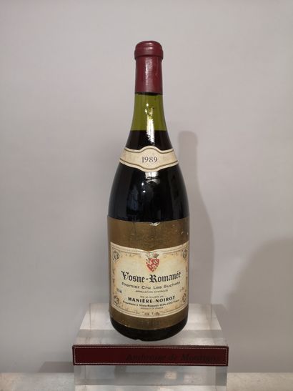 null 1 bouteille VOSNE ROMANEE 1er Cru "Les Suchots" 1989 - MANIERE-NOIROT Étiquette...