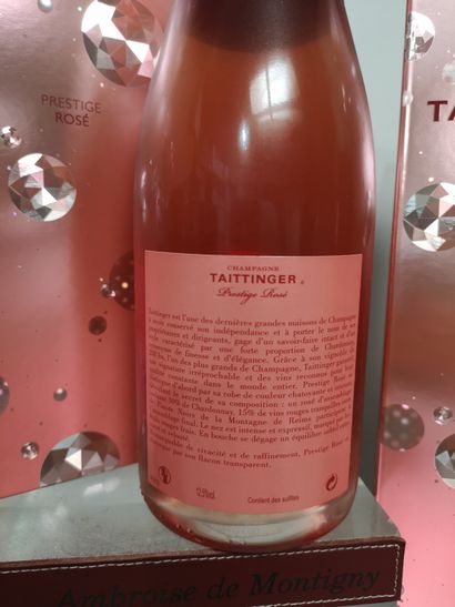 null 6 bouteilles CHAMPAGNE "Prestige Rosé" TAITTINGER