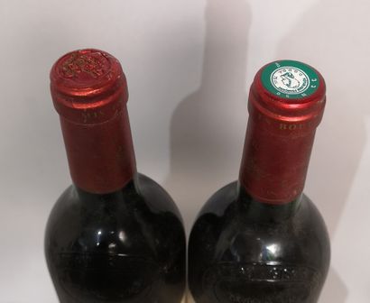 null 2 bouteilles Château GISCOURS - 3ème Gcc Margaux 1994 et 1995 Etiquettes légérement...
