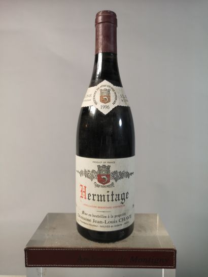 null 1 bouteille HERMITAGE - Domaine J.L. CHAVE 1996 Etiquette légèrement tachée...