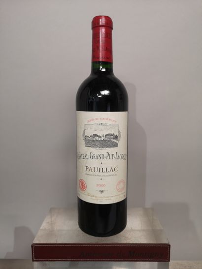 null 1 bouteille Château GRAND PUY LACOSTE - 5ème Gcc Pauillac 2000 Etiquette légérement...