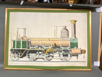 Locomotive
Grande aquarelle
63 x 93 cm