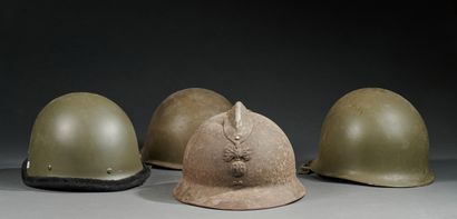 Set of four helmets.
An Indochine helmet...