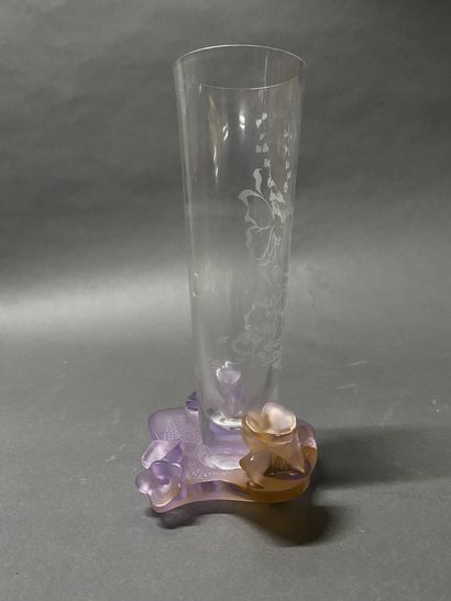 DAUM
Vase
Epoque moderne
H : 21,5 cm