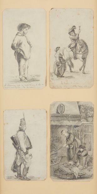 null Ecole FRANCAISE du XIXème siècle
Caricatures, scènes humoristiques diverses,...