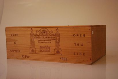 null Une caisse de douze bouteilles de Château Lascombes 1990, 2ème GCC Margaux (Caisse...