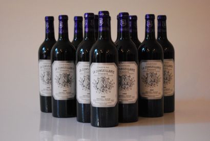 null Douze bouteilles de Château La conseillante 2003, Pomerol