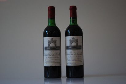 null Deux bouteilles de Château Léoville Las Cases 1975, 2ème GCC Saint-Julien