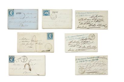 null Maison de l'Empereur, 1852-1870. Marques de franchise postale.
3 Lettres datées...