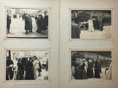 null Photographies, ca 1900
- 2 Albums réunissant près de 300 photographies, insérées...