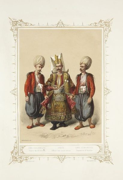 null Turquie, ca 1850
Anciens costumes turcs d'Istanbul.
Jean Brindesi, dess. Jules...