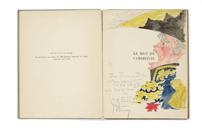 Guy ARNOUX (1886-1951) Illustrateur de sujets militaires.
Aquarelle figurant en page...