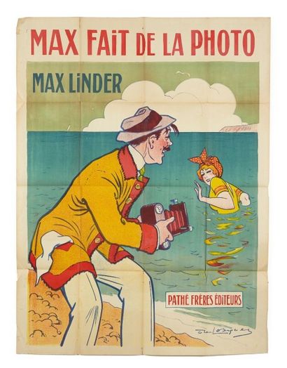 Daniel de LOSQUES (1880-1915) Max fait de la photo
Film muet de Max Linder. Pathé...