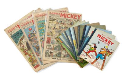 null 9 Albums MICKEY, des. Walt Disney, Ed. Hachette
Mickey détective, 1933 - Mickey...