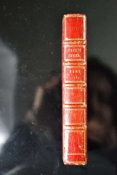 null TACITE. C. Corn. Tacitus ex. I. Lipsii. 

Lyon, Elzevir, 1640, 2 vol. petit...