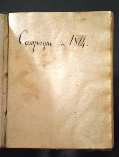 null 1er Empire, 1810 - Manuscrit. Auguste de SAYVE (1790-1834). Officier d’état-major...