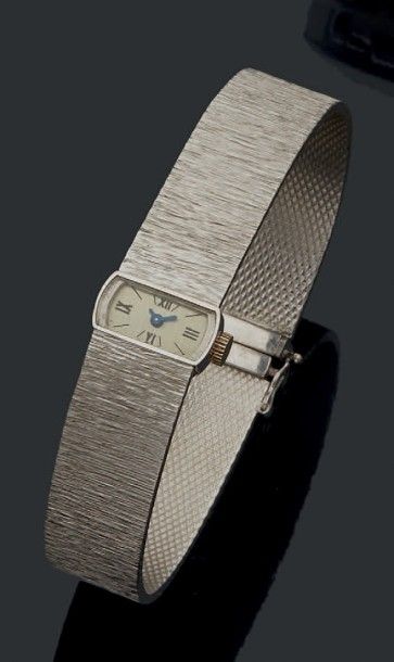 JAEGER-LECOULTRE Montre-bracelet de dame en or blanc 18ct (0,750), boitier français...