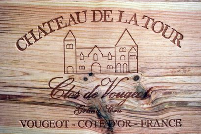 null Six bouteilles du Château de la Tour, Clos Vougeot, Rouge, 2013, Clos Vougeots...