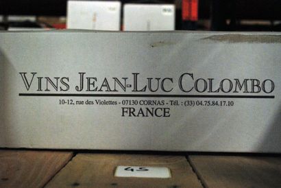 null Douze bouteilles de Côtes-du-Rhône blanc, Domaine Jean-Luc Colombo 2014, La...