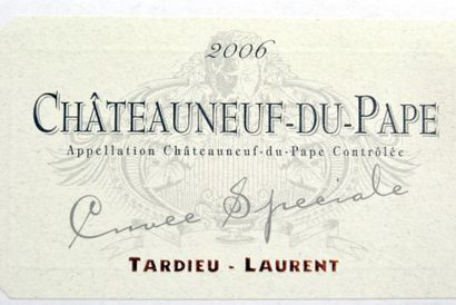 null Douze bouteilles de Tardieu-Laurent, Châteauneuf-du-Pape, Rouge, 2006, Châteauneuf...
