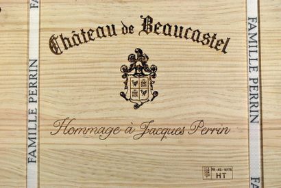 null Six bouteilles de Beaucastel, Châteauneuf-du-Pape, Rouge, 2012, Châteauneuf-du-Pape...