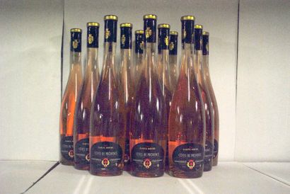 null Douze bouteilles de vin rosé de Provence, Maîtres Vignerons de la Presqu'île...