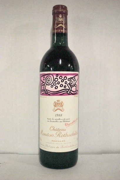null Une bouteille de Château Mouton Rothschild 1988, 1er GCC Pauillac