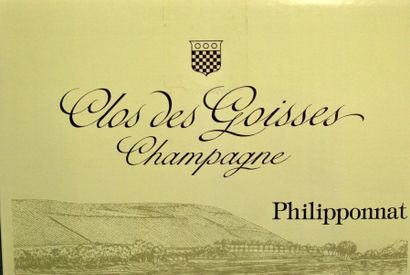 null Six bouteilles de Champagne Philipponnat, blanc, 2006, Champagne Clos des Goisses...