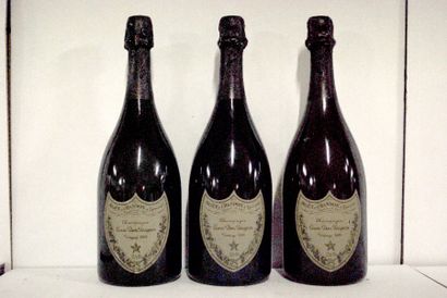 null Trois bouteilles de Champagne, Cuvée Dom Pérignon Vintage (Deux bouteilles 1993...