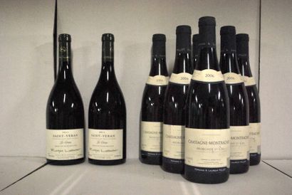 null Ensemble composé de neuf bouteilles de Bourgogne blanc:
- Sept bouteilles de...