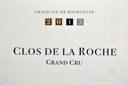 null Six bouteilles de Ponsot, Clos de la Roche, Rouge, 2013, Clos de la Roche Vieilles...