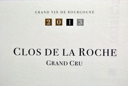 null Six bouteilles de Ponsot, Clos de la Roche, Rouge, 2013, Clos de la Roche Vieilles...