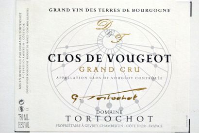 null Douze bouteilles de Tortochot, Clos Vougeot, Rouge, 2013, Bourgogne, CO 12