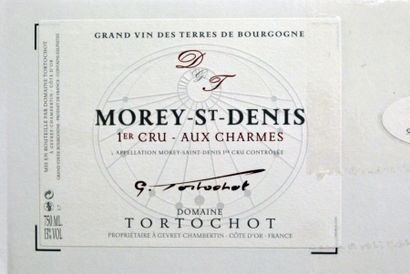 null Douze bouteilles de Tortochot, Morey-Saint-Denis, Rouge, 2013, Morey-Saint-Denis-les-Charmes,...