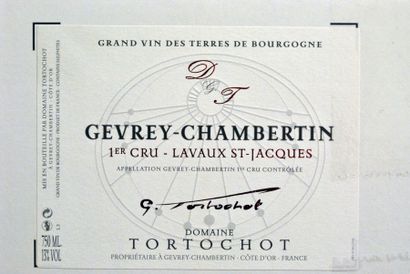 null Douze bouteilles de Tortochot, Gevrey-Chambertin, Rouge, 2013, Gevrey-Chambertin,...