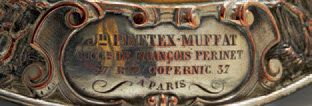 PETTEX-MUFFAT successeur de François PERINET vers 1860 Trompe de chasse à 3 tours...