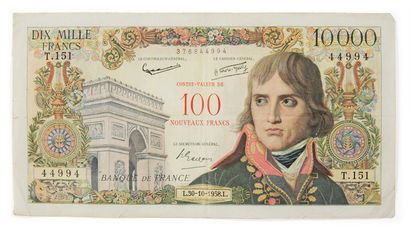 null Billets de banque - Important ensemble de billets français du XXe siècle dont...