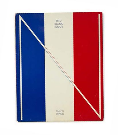 PAUL IRIBE (1883-1935) Bleu-Blanc-Rouge, ‘'France''
Catalogue des vins Nicolas, 1932,...