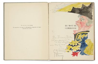 (SACHA GUITRY) - Guy AUROUX (1886-1951) Illustrateur de sujets militaires. 


Aquarelle...
